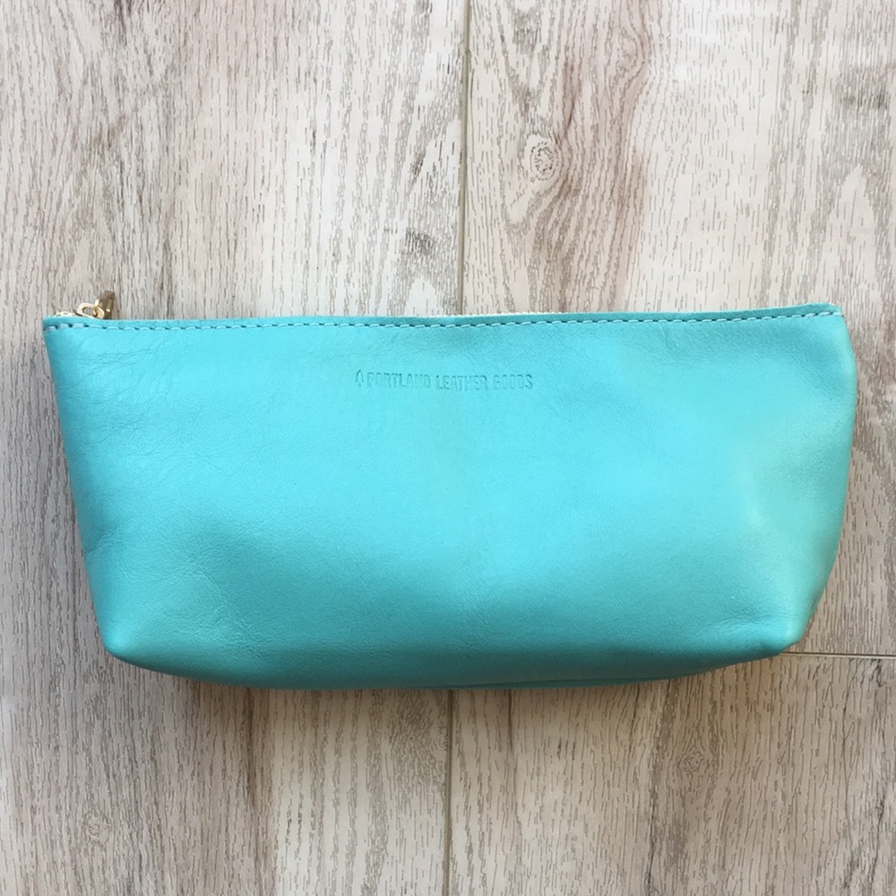 Portland Leather Goods PLG Utility Bag Unicorn Color Teal BNNU